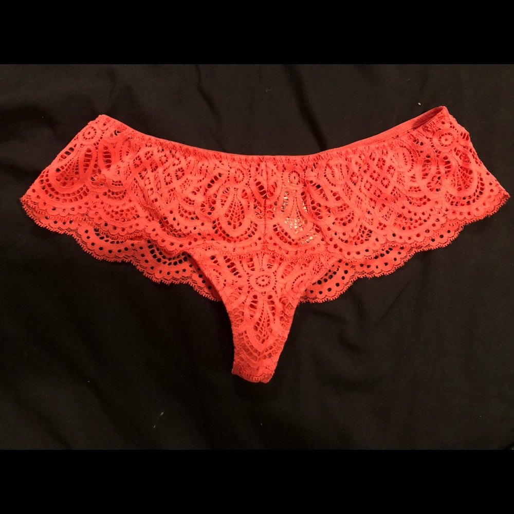Bright pink panties